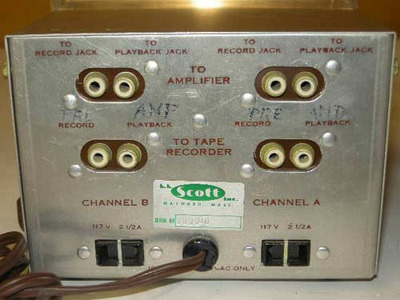 Scott 121-C / pair + Scott 135 Stereomaster Control Center 2