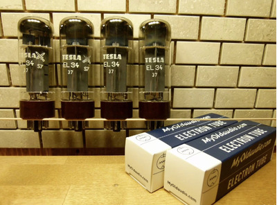 34 EL34 Tesla 6CA7 Военные