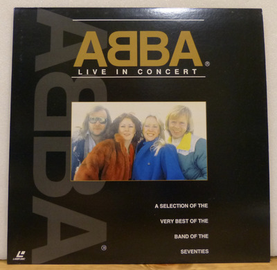 ABBA Live in Concert LD Laserdisc