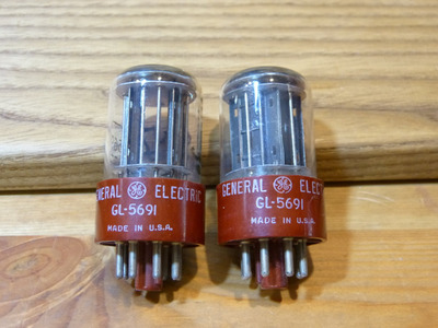 5691 General Electric 6SL7 карсный цоколь пара