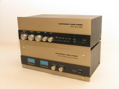 ESS 500 + ESS stereo preamplifier 2