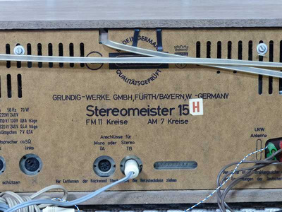 Grundig Stereomeister 15H 5