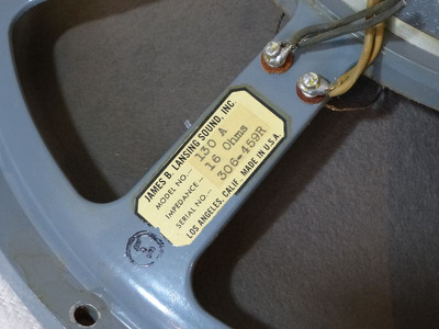 JBL 130A 16Ohms 1950 гг. 4