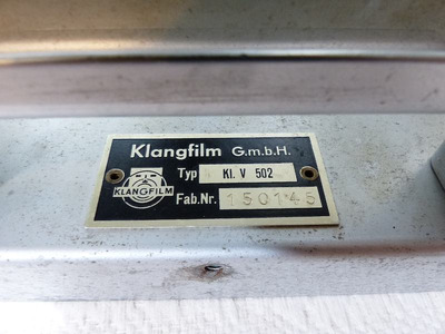 Klangfilm Kl. V 502 Моно-блоки полностью обслужены 4