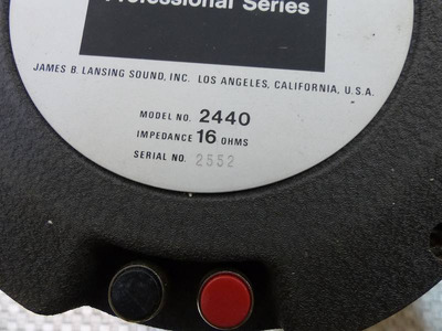 JBL 2440 - 2309 - 2310 / 16 Ohms 9