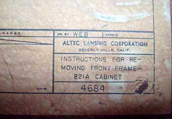 Altec 821A / 1948 год 5