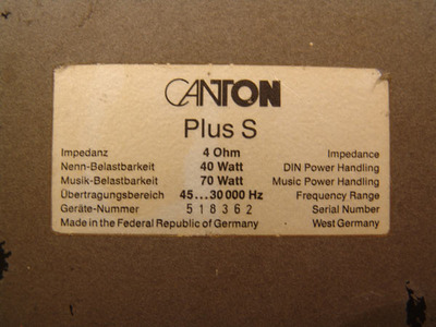 Canton Plus S 3